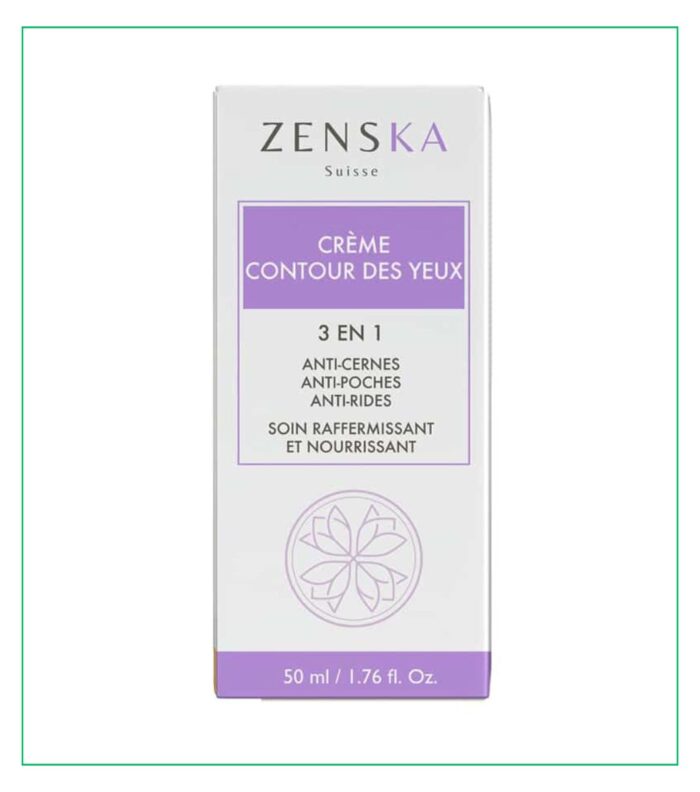 Zenska Crème Contour des Yeux Cernes, Poches & Rides – 50ml