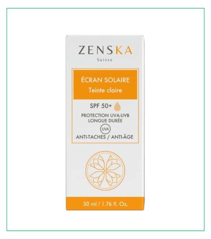 Zenska Écran Solaire Teinté Claire Anti-Taches & Anti-Âge Spf50 – 50ml